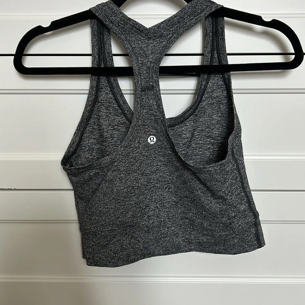 Lululemon Cropped Tank - Grey - Size 6 - Picture 2 of 3